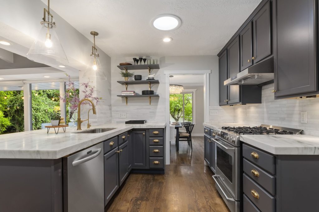 Beacon Drive kitchen after