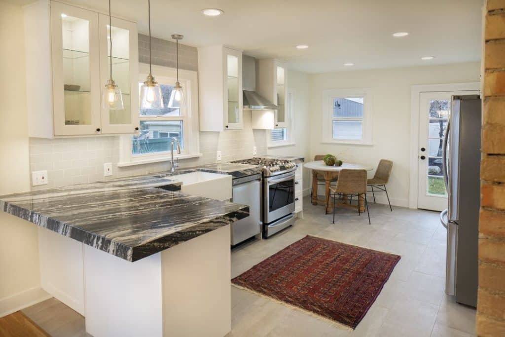 Harrison Avenue kitchen after